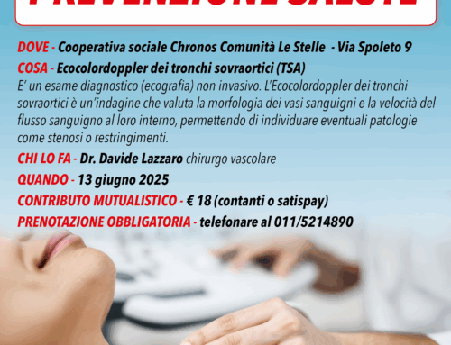 INIZIATIVA DI PREVENZIONE DELLA SALUTE: ECOCOLORDOPPLER DEI TRONCHI SOVRAORTICI